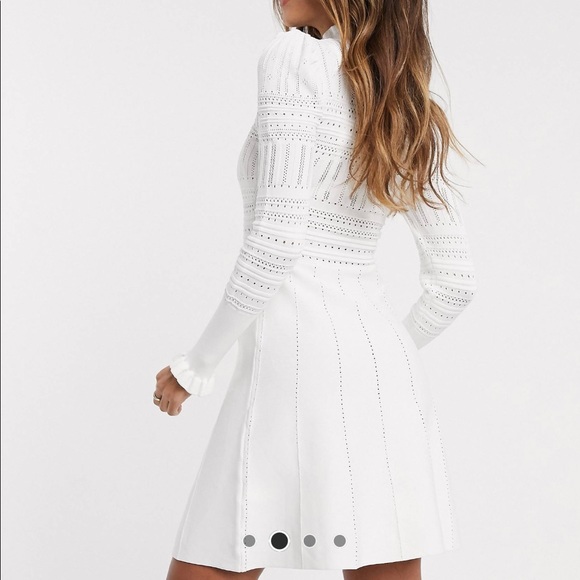 River Island Knitted Mini Dress with Detail - Picture 2 of 5